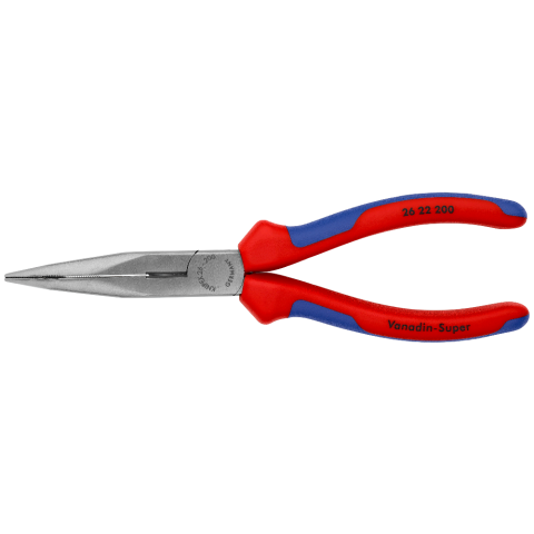 40Grad KNIPEX 200 mm Flachrundzange 