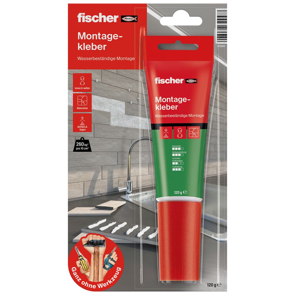 Montagekleber 80ml von fischer