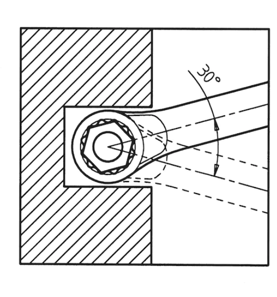 17.-tlg. Ringmaulschlüssel Sortiment Kurze Form (SW6-22)