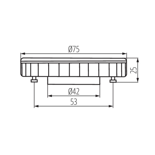 9 W-NW Led-leuchtmittel ESG LED | Ø 75 mm