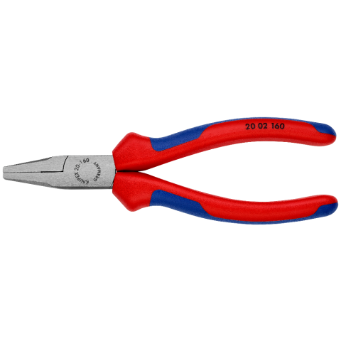 160 mm KNIPEX Flachzange schwarz atramentiert