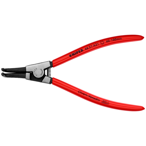 D.40-100mm KNIPEX 200 mm 90° Außensicherungsringzange A 31 f.Wellen 