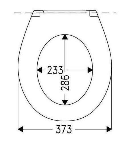 WC-Sitz sanibel care Basic A13 m Deckel mit Edelstahlscharnier weiß 