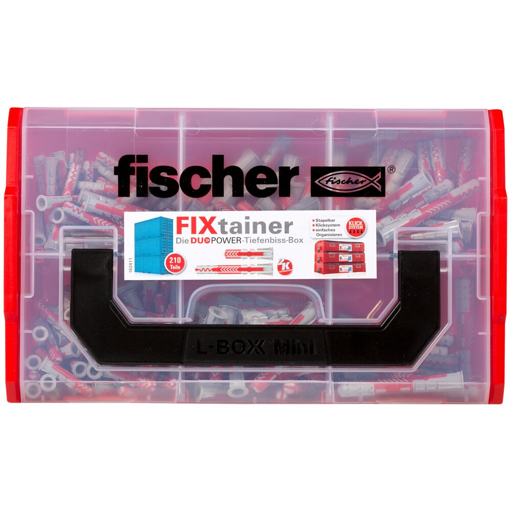fischer FixTainer "DuoPower kurz/lang" (210 Teile)