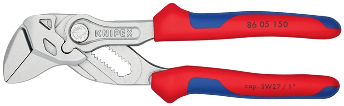 150 mm KNIPEX Zangenschlüssel Spann-W.27mm