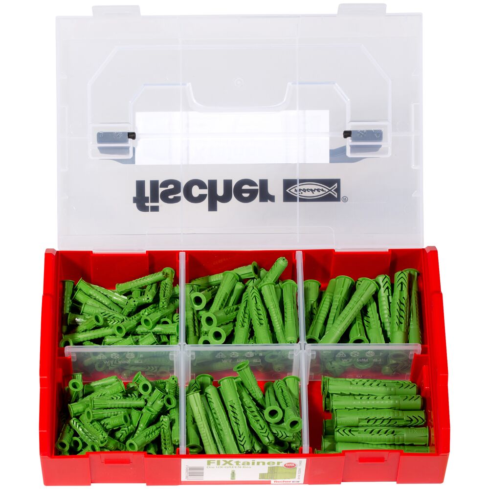 fischer FixTainer "UX Green" (210 Teile)