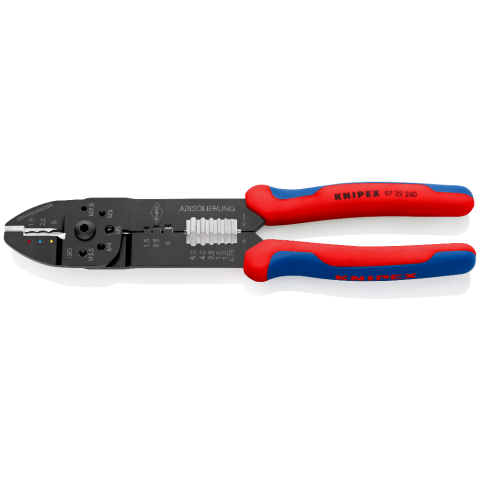 240 mm KNIPEX Crimpzange mit Mehrkomponenten-Hüllen 