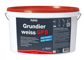 Pufas Grundierweiss GP 5 12,5 l