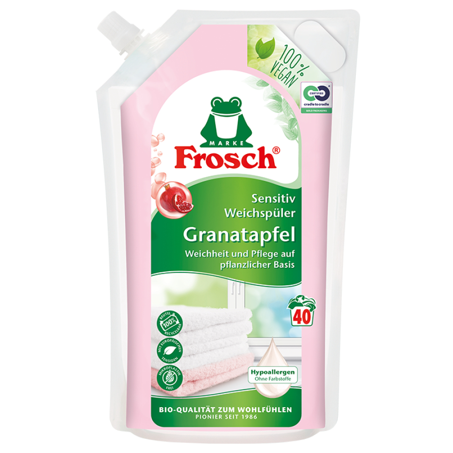 Frosch Sensitiv-Weichspüler Granatapfel 1 L