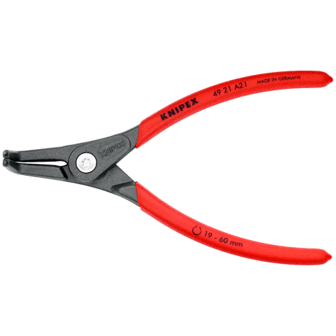 D.19-60mm KNIPEX 90° Außensicherungsringzange A 21 