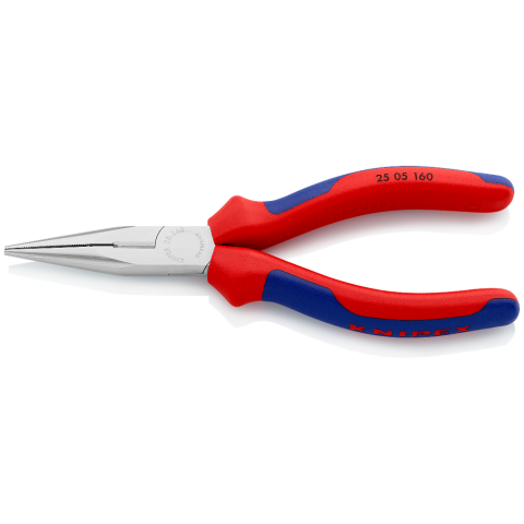 160 mm KNIPEX Flachrundzange mit Schneide (Radiozange)