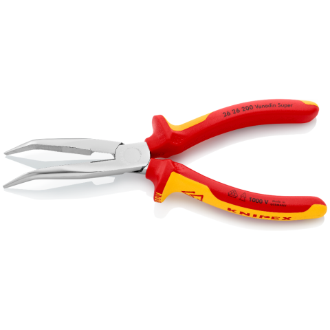 KNIPEX Flachrundzange mit Schneide