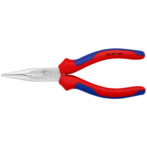 160 mm KNIPEX Flachrundzange mit Schneide (Radiozange)