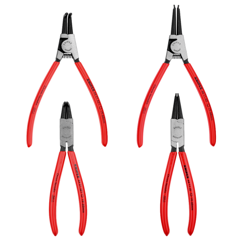 KNIPEX 19-60mm Sicherungsringzangensatz 4-tlg.in Rolltasche