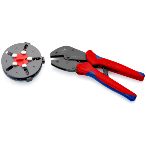 250 mm KNIPEX MultiCrimp® Crimpzange mit 3 Wechseleinsätze