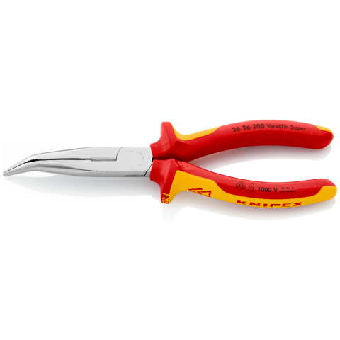 KNIPEX Flachrundzange mit Schneide