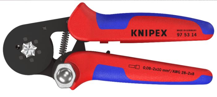 KNIPEX Selbsteinstellende Crimpzange für Aderendhülsen