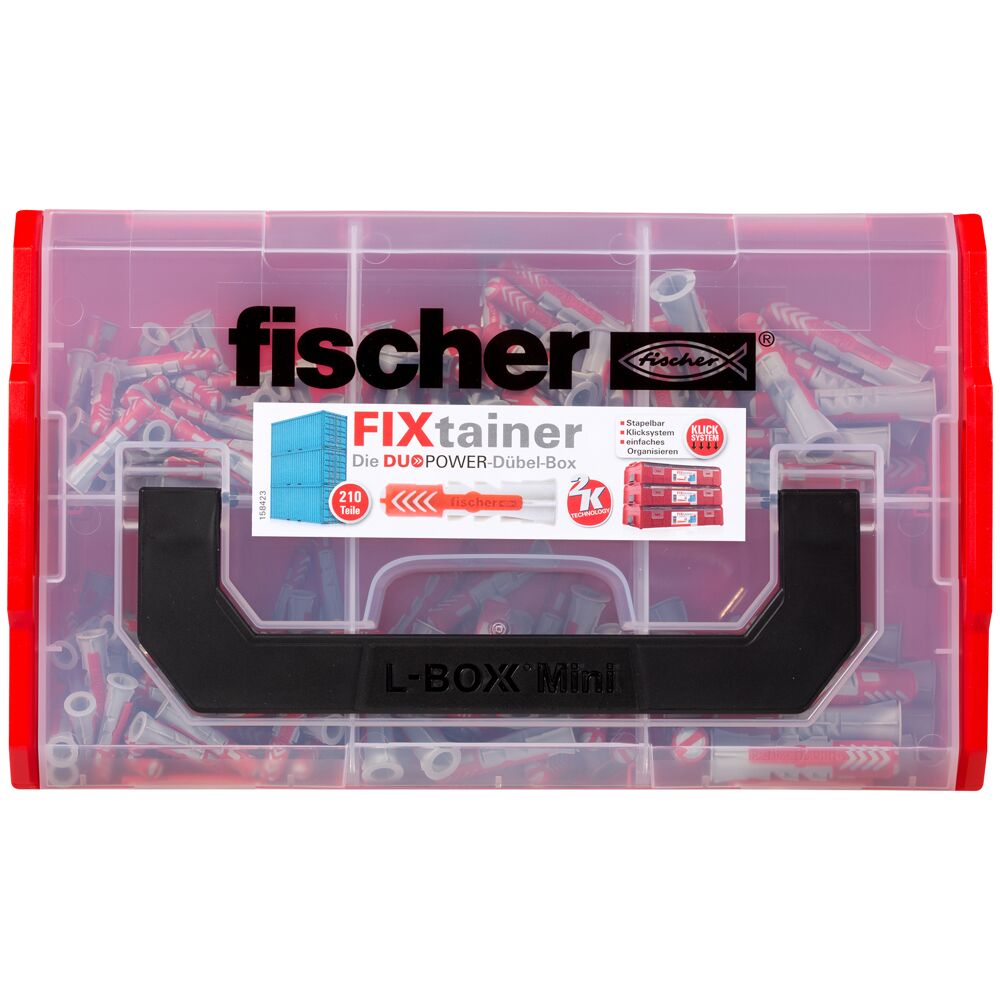 fischer FixTainer "DuoPower" (210 Teile)